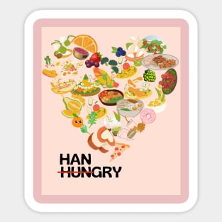 hungry Sticker